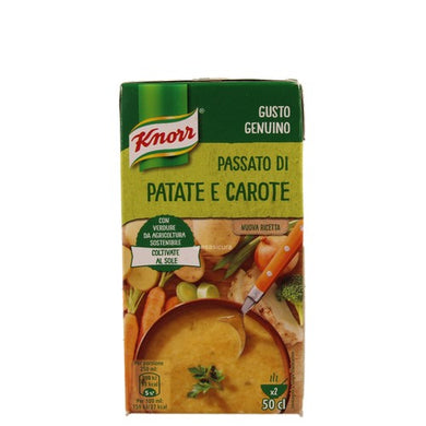 Passato di Patate E Carote Knorr In Brick Da 2 Porzioni - Magastore.it