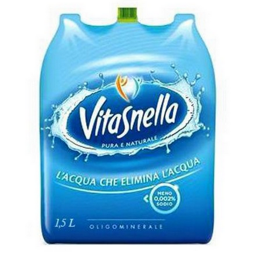 Acqua Vitasnella Naturale fardello da 6 bottiglie da 1.5 lt - Magastore.it
