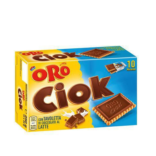 Biscotti Oro Ciok Saiwa con tavoletta di cioccolato al latte - Magastore.it