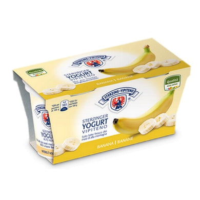 Yogurt Vipiteno Intero Banana 2 x 125 gr. - Magastore.it