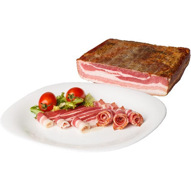 Pancetta Tesa al Pepe Bisanzio a fette gr.100 - Magastore.it