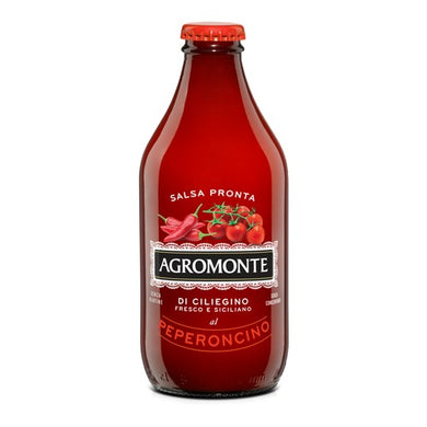 Salsa Pronta di Pomodoro Ciliegino al peperoncino Agromonte da gr.330 - Magastore.it