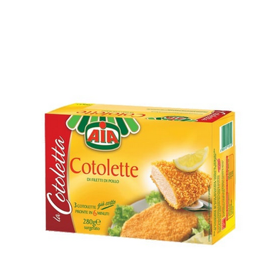 Aia Cotolette di pollo surgelate gr.280 - Magastore.it