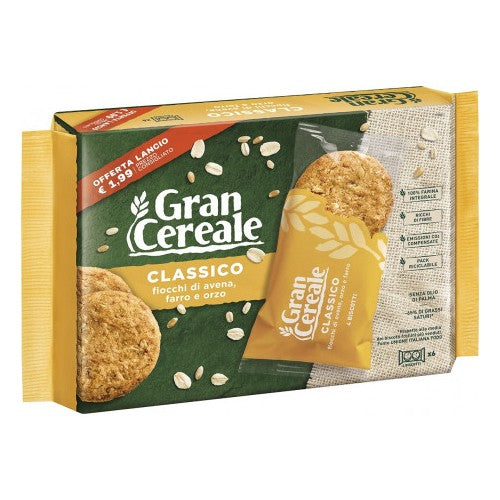 Biscotti Gran Cereale con fiocchi di avena, farro e orzo gr.240 - Magastore.it
