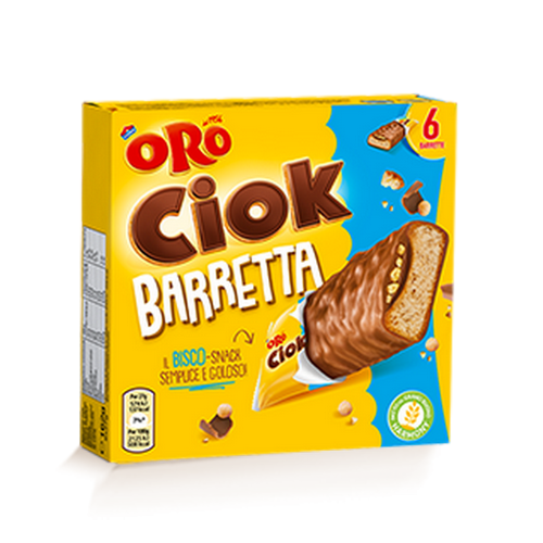 Barrette Oro Ciok Saiwa Snack 6 x 27 gr. - Magastore.it