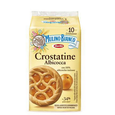 Merendine Mulino Bianco Crostatine All'Albicocca da 10 pz. - Magastore.it