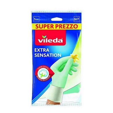 Guanti Vileda Extra Sensation Taglia Small 7 - Magastore.it