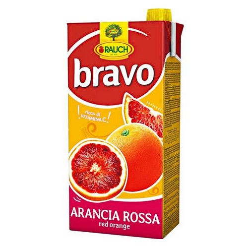 Succo di frutta Bravo Rauch all'Arancia Rossa lt.2 - Magastore.it