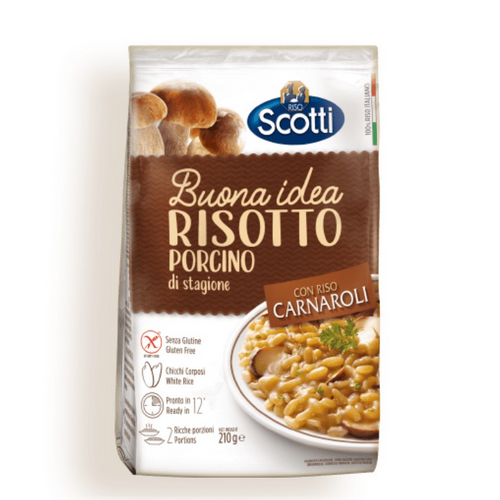 Risotto Scotti ai Funghi Porcini di stagione busta da 2 porzioni - Magastore.it