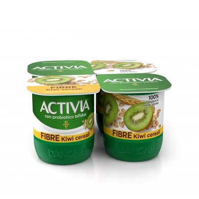 Yogurt Activia Fibre Kiwi E Cereali 4 Da 125 Gr. - Magastore.it