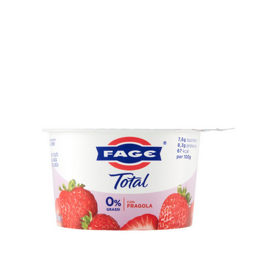 Yogurt Greco Fage Total 0% alla Fragola da 150 Gr. - Magastore.it