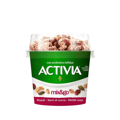 Yogurt Activia Mix&Go Danone Muesli, Semi di Zucca e Mirtilli da gr.170 - Magastore.it