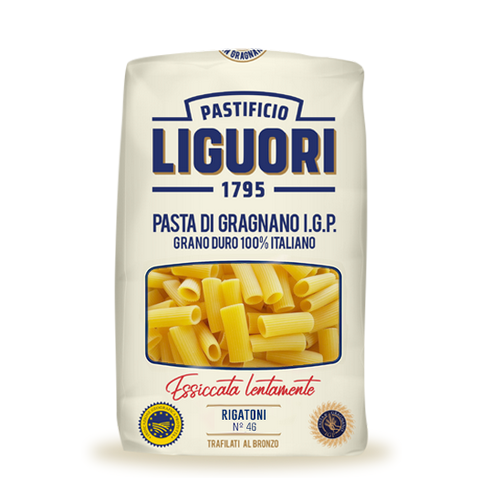 Pasta di Gragnano IGP Liguori Rigatoni n.46 gr.500 - Magastore.it