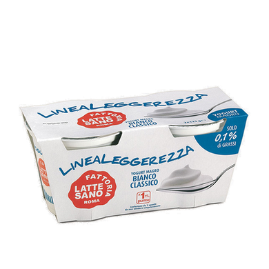 Yogurt Latte Sano Magro Bianco Classico 2 x 125 gr. - Magastore.it