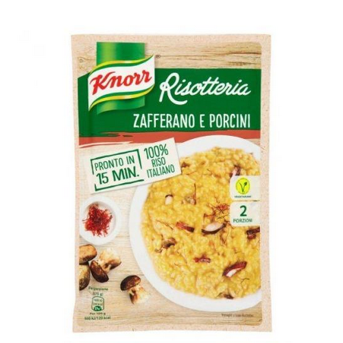 Risotto Knorr ai Funghi Porcini e Zafferano busta da 2 porzioni - Magastore.it