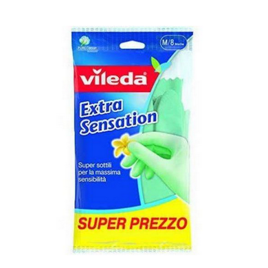 Guanti Vileda Extra Sensation Taglia Medium 8 - Magastore.it