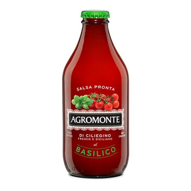 Salsa Pronta di Pomodoro Ciliegino al basilico Agromonte da gr.330 - Magastore.it