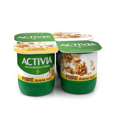 Yogurt Activia Danone Fibre Avena e Noci 4 x 125 gr. - Magastore.it