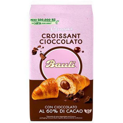 Merendine Bauli Croissant al Cioccolato da 6 pz. - Magastore.it