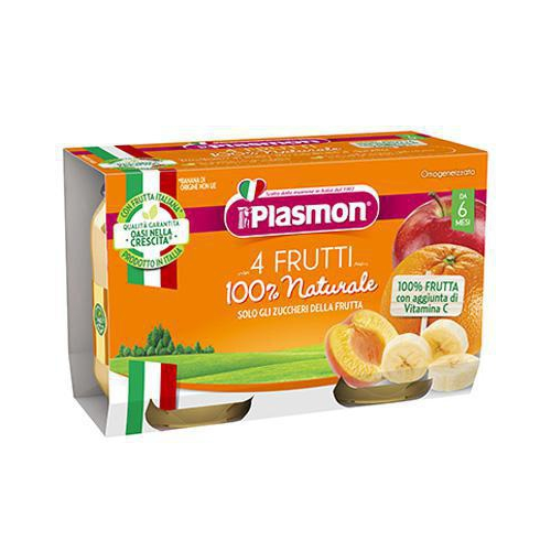 Omogeneizzati Plasmon ai 4 Frutti - Magastore.it