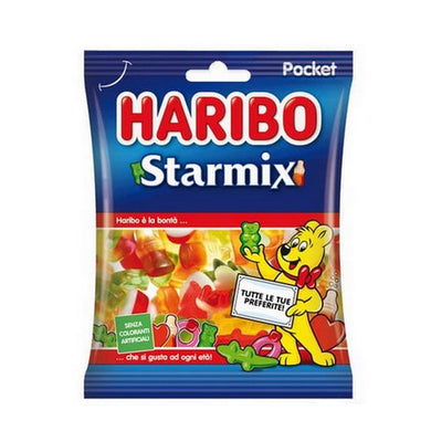 Haribo Starmix senza Coloranti Artificiali in Busta 100 Gr. - Magastore.it