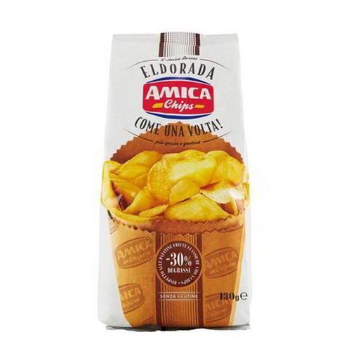 Patatine Amica Chips Eldorada Come una volta gr.130 - Magastore.it