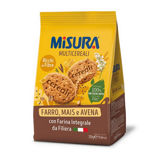 Biscotti Misura Integrali Multicereali gr.330 - Magastore.it