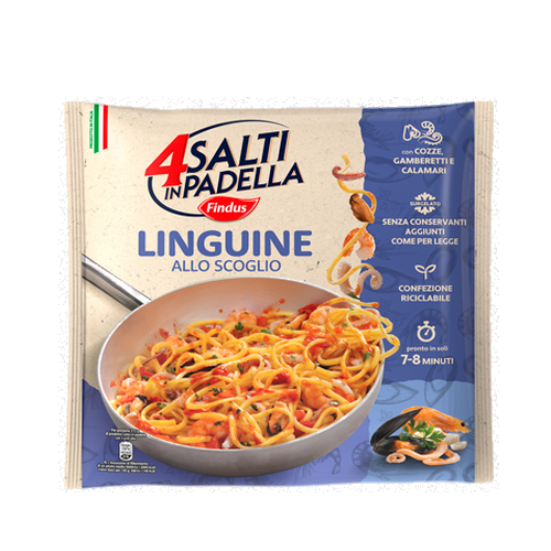 Findus 4 Salti in Padella Linguine allo Scoglio gr.550 - Magastore.it