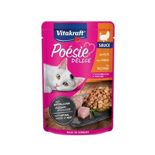 Vitakraft Poésie Delice per Gatti con Tacchino in salsa gr.85 - Magastore.it