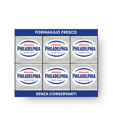 Formaggio Fresco Spalmabile Philadelphia Original confezione da pz.6 x gr.25 - Magastore.it
