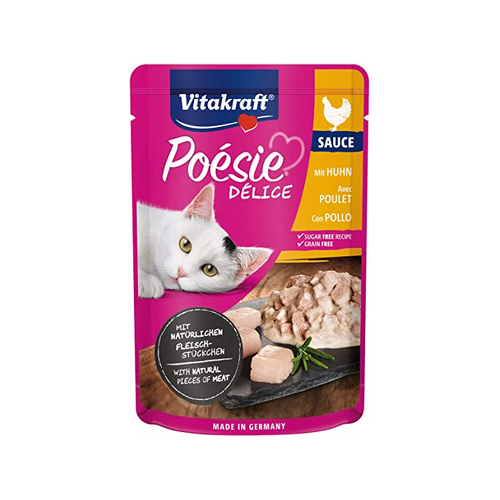 Vitakraft Poésie Delice per Gatti con Pollo in salsa gr.85 - Magastore.it