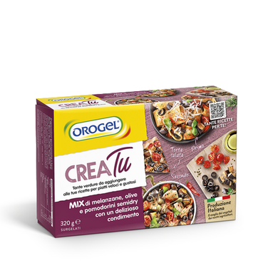 Orogel Crea Tu - Mix di Melanzane, Olive e Pomodorini Surgelato gr.320 - Magastore.it