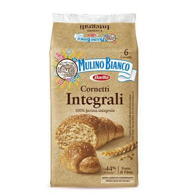 Merendine Mulino Bianco Cornetti Integrali da 6 pz. - Magastore.it