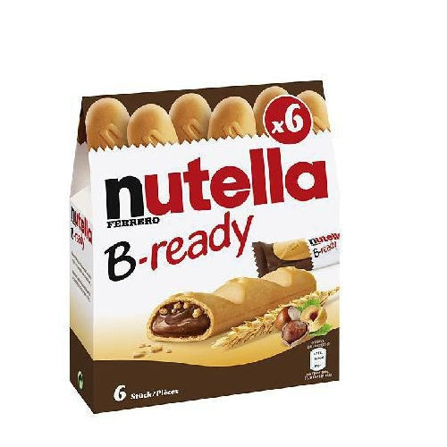 Nutella B-Ready Ferrero confezione da 6 pz. gr.132 - Magastore.it