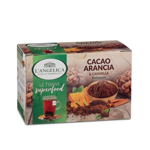 Tisana L'Angelica Buonumore al Cacao Arancia e Cannella 20 Filtri - Magastore.it