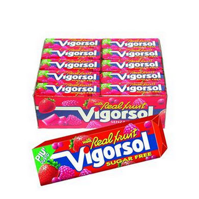 Gomme Vigorsol Real Fruit Senza Zucchero Stick - Magastore.it