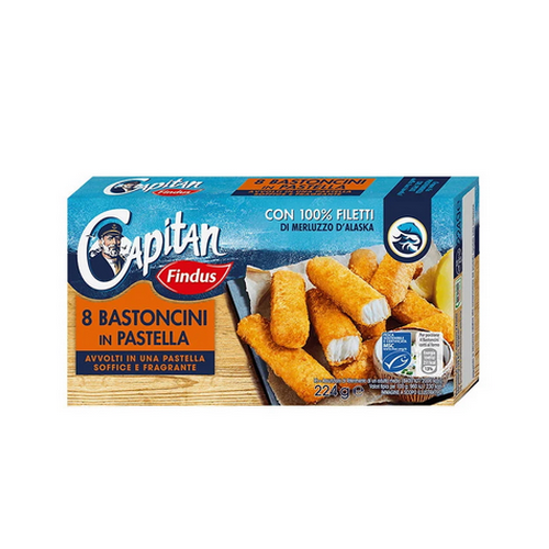 Findus Bastoncini di Merluzzo in Pastella confezione da pz.8 - Magastore.it