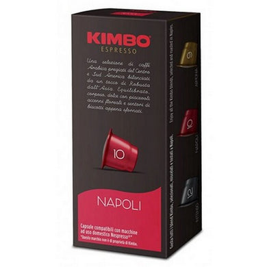 Capsule Caffè Kimbo Espresso Napoli Compatibili Nespresso 10 pz. - Magastore.it