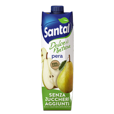 Succo di frutta Santal alla pera senza zuccheri lt.1 - Magastore.it