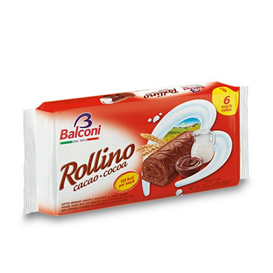 Merendine Balconi Rollino Al Cacao Da 6 Snacks. - Magastore.it
