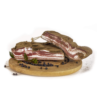 Pancetta Tesa al Pepe Artigianale Umbra a fette gr.100 - Magastore.it