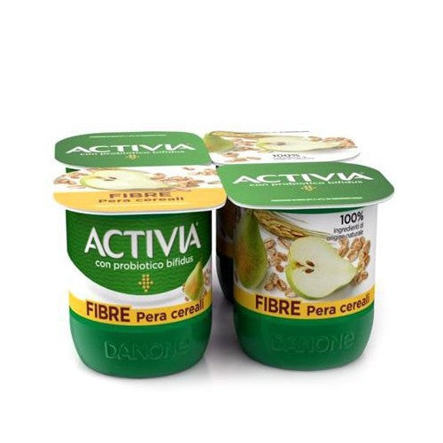 Yogurt Activia Danone Fibre Pera e Cereali 4 x 125 gr. - Magastore.it