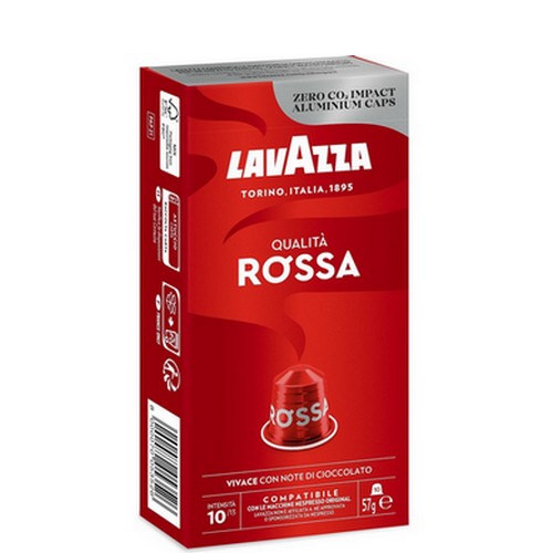 Capsule Caffè Lavazza Qualità Rossa Compatibili Nespresso Da 10 Caps. - Magastore.it