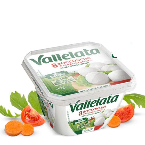 Bocconcini di Mozzarella Vallelata Galbani da 200 gr. - Magastore.it