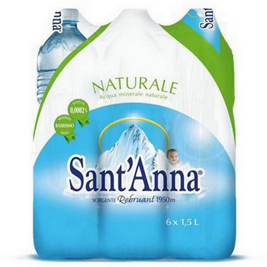 Acqua Sant'Anna Naturale fardello da 6 bottiglie da 1.5 lt - Magastore.it