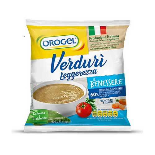 Orogel Verduri' Leggerezza Passato di Verdure Scelte Surgelate gr.600 - Magastore.it