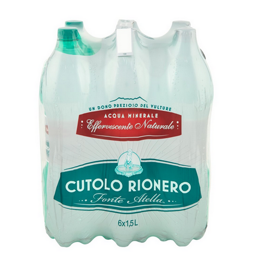 Acqua Cutolo Rionero Effervescente Naturale fardello da 6 bottiglie da 1.5 lt - Magastore.it™