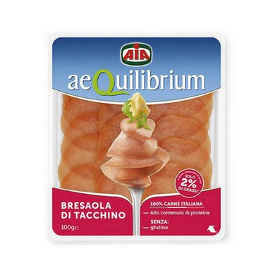 Bresaola di Tacchino cotto al forno affettato AeQuilibrium Aia da 100 gr. - Magastore.it