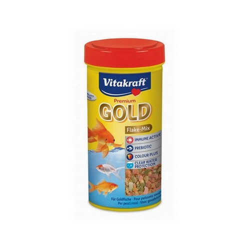 Vitakraft Premium Gold Flakes Mangime per Pesci Rossi gr.40 - Magastore.it