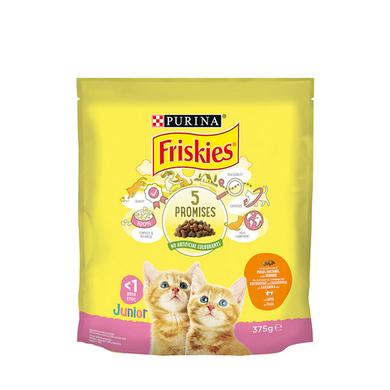 Croccantini Friskies Purina per Gatti Junior con Pollo e Verdure gr.375 - Magastore.it